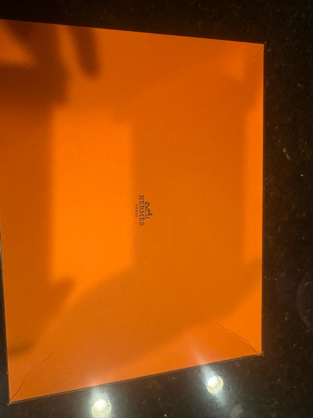 Hermes Tan H-Logo Leather Slide Sandals - Picture 5 of 5